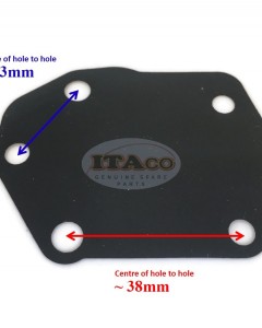 Boat Motor Fuel Pump Diaphragm 663-24411-00 for Yamaha Outboard CV 25HP 30HP 40HP PRO P 50HP 55HP 2-stroke Engine