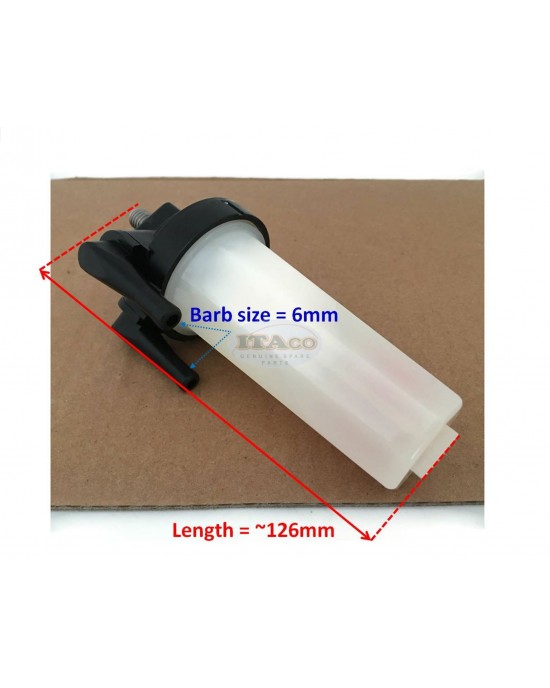 Boat Motor Fuel Filter Assy Long 881538T1 6MM for Mercury Marine Mariner Outboard 75HP - 115HP EFI 2/4 stroke Engine