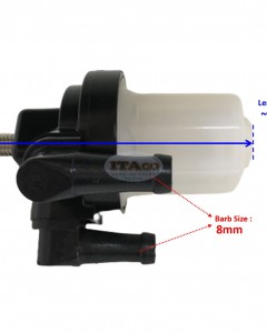 Boat Made in Japan Fuel Filter Assy 8MM 15410-87D01 15410-87D00 87D02 for Suzuki Outboard DT 150HP 175HP 200 225HP 2-stroke
