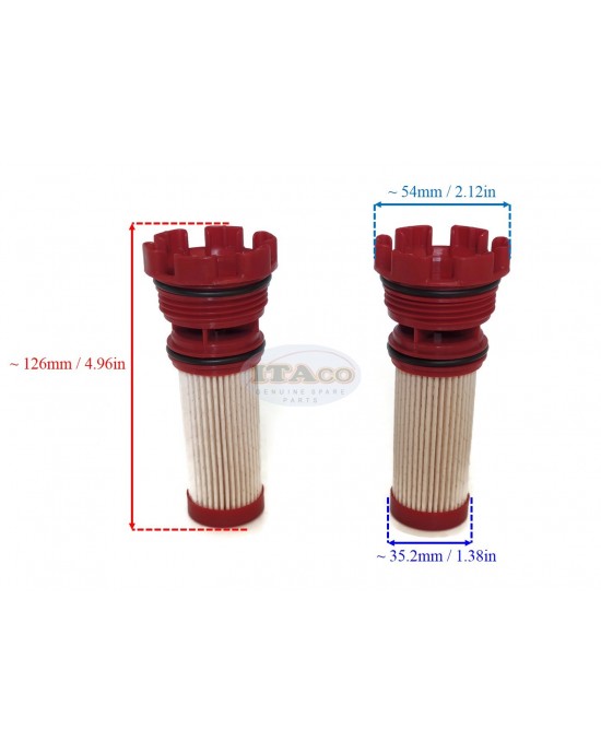 Boat Motor 8M0122423 In-line Fuel Filter for Mercury Verado Outboard Motors Engines 35-8M0060041 35-884380T 35-8M0020349 Quicksilver 8M0122423 Sierra 18-7981 Engine (2)