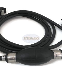 Boat Motor Fuel Line Hose with connector 6Y2-24306-55-00 6Y2-24306-56-00 & Primer Pump Assy For Yamaha Outboard Motors 5/16" 8mm