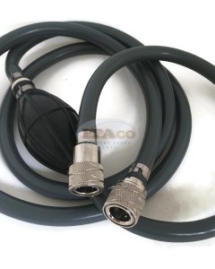 Boat Outboard Fuel Hose Primer Bulb Assy 3B7-70200-3 3B7-70200-4 0 1 2 5 M for Tohatsu Nissan Outboard M NS MD 5 - 115 HP 2/4-stroke 8 ft Motor Marine Engine