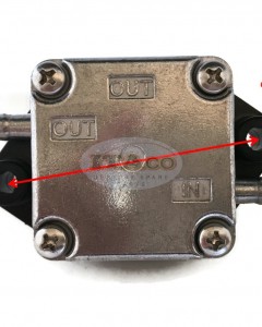 Boat Motor Fuel Pump Assy 6BX-24410-00-00 for Yamaha Outboard F 4HP 5HP 6HP Parsun Makara 4-Stroke Sierra 18-35304 Engine