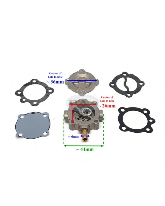 Boat Motor Fuel Pump Assy Set w/ Diaphragm 15100-93912 15100-93911 15100-93910 For Suzuki Outboard DT 9.9HP 15HP DT15 2-stroke Engine