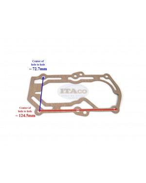 Boat Motor 27-815076 27 815076001 815076002 815076 Gasket For Tohatsu Nissan Outboard 2.5/3.5HP NS2.5A/NS3.5B 309-61012-1 M 2-stroke Engine