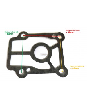 Boat Gasket Guide Plate 348-65029-1 0 M 27 161602 replaces Nissan Tohatsu Mercury Outboard M NS F 25HP 30HP 2/4-stroke