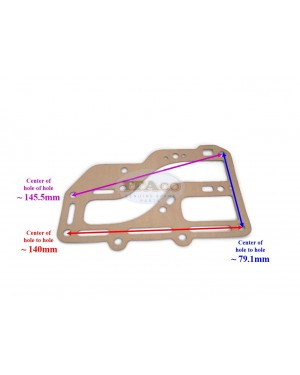 Boat Motor Inner Cover Gasket 350-02306-2 0M for Tohatsu Nissan Outboard NS M 9.9 15HP 18HP 2 stroke Engine