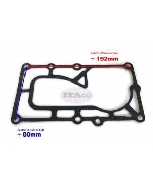 Boat Motor Upper Casing Gasket 369-61012 16115 27-16115 T5-00000003 For Tohatsu Nissan Mercury Quicksilver Outboard 4HP 5HP 2-stroke Engine