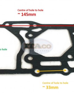 Boat Motor Gasket Engine Base 3B2013030M 3B2-01303-1 2 M T8-00000006 27 80366310 For Tohatsu Nissan Parsun Mercury Mercruiser Outboard M 6HP-9.8HP B 2-stroke Engine