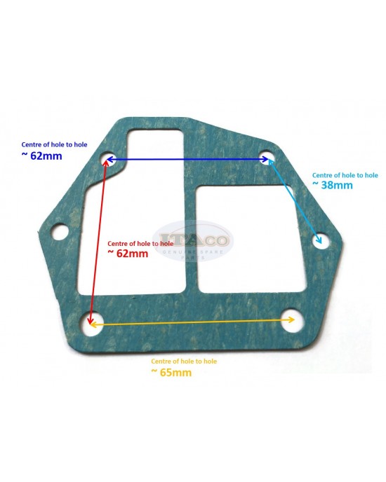 Boat Motor 3B2-02104-0 1 M 27 80366311 T8-05000014 Manifold Gasket Inner For Tohatsu Nissan Mercury Quicksilver Parsun Outboard M NS 9.8HP 8HP B 2-stroke Boat Motor 3B2-02104-0 1 M 27 80366311 T8-05000014 Manifold Gasket Inner For Tohatsu Nissan Mercury Quicksilver Parsun Outboard M NS 9.8HP 8HP B 2-stroke