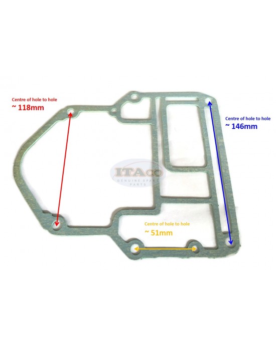 Boat Motor 3C8-01303 27 812939024 812939016 - 24 Base Gasket For Nissan Tohatsu Mercury Outboard 40HP-50HP 2-stroke Boat Motor 3C8-01303 27 812939024 812939016 - 24 Base Gasket For Nissan Tohatsu Mercury Outboard 40HP-50HP 2-stroke