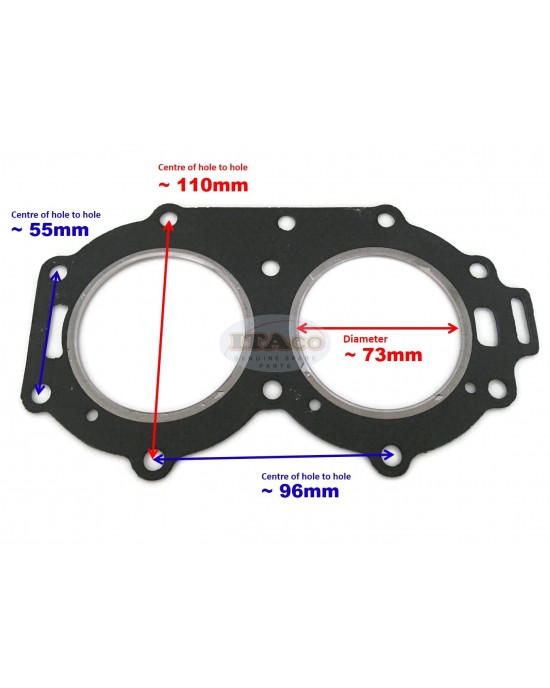 Boat Motor Yamaha Outboard 61N-11181-A0 A1 A2 Cylinder Cyl Head Gasket C30 30HP E25HP 2 stroke Engine Boat Motor Yamaha Outboard 61N-11181-A0 A1 A2 Cylinder Cyl Head Gasket C30 30HP E25HP 2 stroke Engine