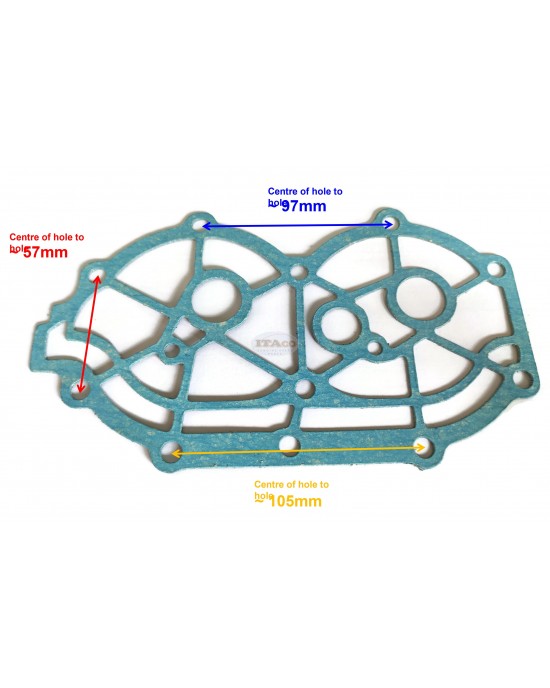 Boat 61N-11193 61T-11193 A0 T20-06000003 Gasket Head Cover For Yamaha Parsun Outboard T 25hp 30hp 2-stroke Boat 61N-11193 61T-11193 A0 T20-06000003 Gasket Head Cover For Yamaha Parsun Outboard T 25hp 30hp 2-stroke