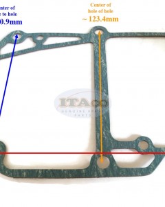 Boat Motor Upper Casing Gasket Repair 63V-45113-A0 A1 00 T15-00000004 For Yamaha Parsun Makara Outboard 9.9HP 15HP 13.5HP 2-stroke Engine