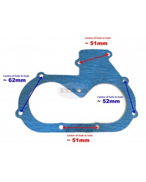 Boat Motor 648-13645-00 A0 A1 T20-06000013 Manifold Gasket for Yamaha Parsun Makara Outboard 2-Stroke 20HP 25HP 30HP Engine