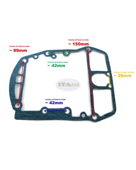 Boat Motor 676-45114-A0 00 Outlet Manifold Upper Casing Gasket T36-00000009 for Yamaha Parsun Outboard Engine Boat Motor 676-45114-A0 00 Outlet Manifold Upper Casing Gasket T36-00000009 for Yamaha Parsun Outboard Engine