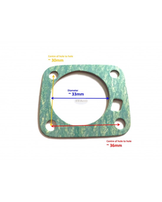 Boat Motor 677-24434-00 02 Fuel Pump Gasket for Yamaha Marine Outboard 2-Stroke 8HP 9.9HP 15HP Engine