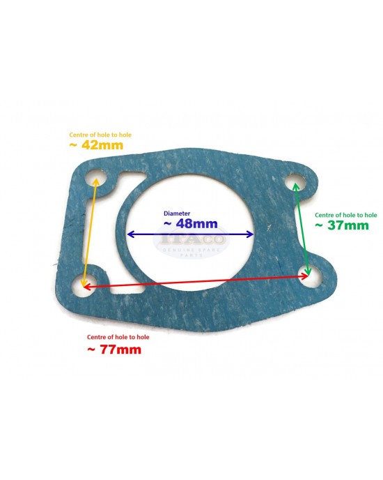 Boat Motor 679-44316-00 A0 T36-03000019 Gasket Water Pump for Yamaha Parsun Makara Outboard 2-Stroke Engine Boat Motor 679-44316-00 A0 T36-03000019 Gasket Water Pump for Yamaha Parsun Makara Outboard 2-Stroke Engine