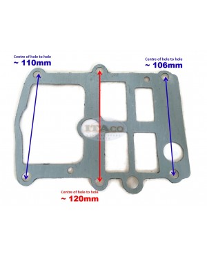 Boat Motor Cylinder Gasket 682-11351-A0 682-11351-00 01 02 For Yamaha Parsun Hidea Marine Outboard 9.9-15HP 2-stroke