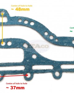Boat Motor 682-41112-00 A0 A1 Gasket Exhaust Inner Cover for Yamaha Outboard 9.9HP 15HP 2/4-Stroke Engine