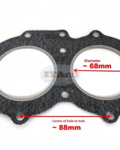 Boat Motor Head Gasket Cylinder 664-11181-A2 664-11181-00 For Yamaha Mercury Outboard 28HP C 28 A 2-stroke Engine