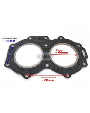 Boat Motor Head Gasket Cylinder 664-11181-A2 664-11181-00 For Yamaha Mercury Outboard 28HP C 28 A 2-stroke Engine