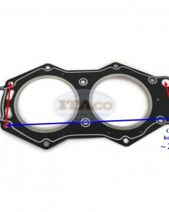 Boat Motor 6E5-11181-A2 6E5-11181-A1 A0 Cylinder Head Gasket for Yamaha Sierra 18-3832 Outboard 115HP 130HP 2-stroke engine
