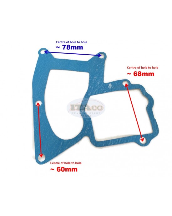 Boat Motor Gasket Manifold 6F5-13645-A0 A1 A2 for Yamaha Parsun Makara Outboard C E 40 40HP 36HP 0 T36-04030201 2 stroke Engine