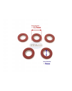 5 pcs Boat Motor Fribe Washer Gasket 90430-08003 Seals Seal For Yamaha Outboard 2HP - 350HP 2 /4 stroke Engine