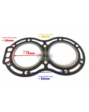 Boat Motor OEM Original Genuine Made in Japan 11141-96343 11141-96344 Cylinder Head Gasket Cyl for Suzuki Outboard DT30 DT25 25HP 30HP 2-stroke Engine