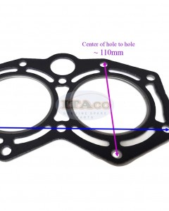 Boat motors Nissan Tohatsu Outboard M NS 25HP 30HP 346-01005-2 1 0M 27-8129391 812939 1 Cylinder Head Gasket Mercury Mercruiser Quicksilver 8129391 Cyl 2-stroke Outboard motor