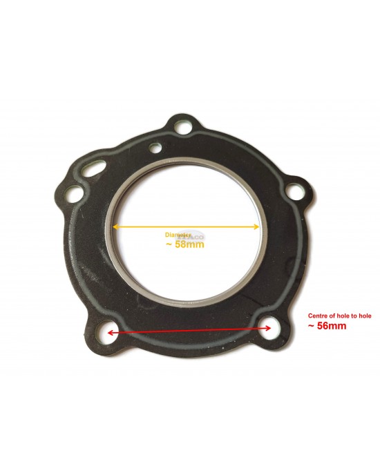 Boat Motor Cylinder Head Gasket 369-01005-1 0 M 27 812939015 For Mercury Mercruiser Quicksilver Outboard 4HP 5HP Boat Engine Boat Motor Cylinder Head Gasket 369-01005-1 0 M 27 812939015 For Mercury Mercruiser Quicksilver Outboard 4HP 5HP Boat Engine