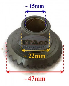 Boat Motor Reverse Rev Bevel Gear 369-64030 43 16139 for Tohatsu Nissan Mercury Outboard 2HP-5HP 2/4 stroke Engine