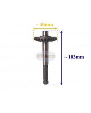 Boat Motor Forward Gear Assy Propeller Shaft 646-45560 T2-03000200 for Yamaha Outboard 2HP 2MS 27T 2 stroke Engine