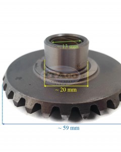 Boat Motor Forward Gear Assy 647-45560-00 Lower 1 for Yamaha Outboard 5HP 8HP 6 E8 HP 27T Engine