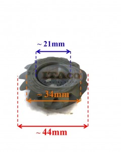 Boat Motor Pinion Gear 66T-45551-00 for Yamaha Outboard F 30HP, F 40HP 30 40 F40 2/4 stroke Engine 13 teeth