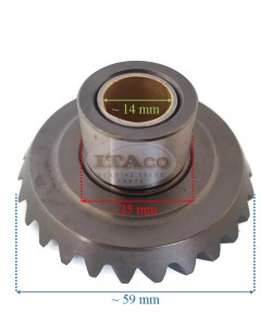 Boat Motor Forward Gear 1 Assy 6E0-45560-00 for Yamaha Outboard F 4HP 5HP 4 5 27T 2/4-stroke Engine
