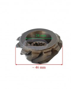 Boat Motor Pinion Gear 6K5-45551-00  For Yamaha Marine Outboard C T E P F50 60 70 50HP 60HP 70HP 12T Engine