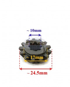 Boat Motor Pinion Gear F2.6-03000018 for Parsun Makara Outboard F2.6 2.6HP 4 stroke Boat Engine 3T