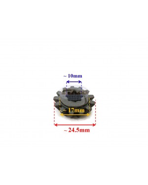 Boat Motor Pinion Gear for Yamaha Parsun Marine Outboard 6L5-45551-00 Lower Casing 3HP F2.5 3HP 13 teeth 2/4-stroke Motor Engine