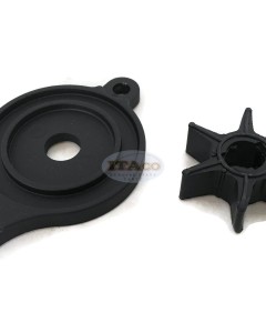 Boat Motor Water Pump Impeller & Cover Plate for Johnson Evinrude Outboard 0114812 0114997 Marine Engine