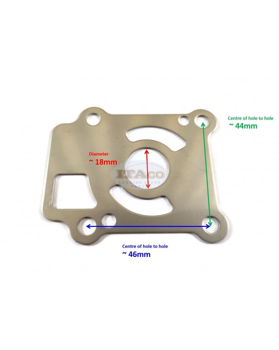 Boat Water Pump Guide Impeller Plate 348-65025 345-65025 161592 For Tohatsu Nissan Mercury Outboard M NS F 25HP-40HP 2/4-stroke