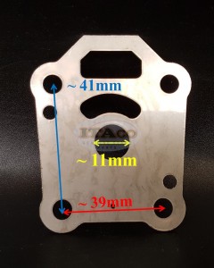 Boat Motor Impeller Guide Plate 369-65025-0 M 16159 for Tohatsu Nissan Mercury Mercruiser Quicksilver M NS F 4hp 5hp 2/4-stroke Engine