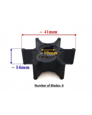 Boat Engine Water Pump Impeller 17461-98500 17461-98501 17461-98502 17461-98503 for Suzuki 2HP 3.5HP 4HP 5HP 6HP 8HP Outboard Motor