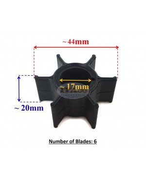 Boat Motor Water Pump Impeller 345-65021-0 M 47-16154-1 for Tohatsu Nissan Outboard 25HP 30HP 35HP 40HP Sierra Marine 18-8923 Boat Engine