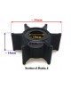 Boat Motor Water Pump Impeller Cooling for Hangkai 2-stroke 5hp 6hp Outboard motor Boat Engine