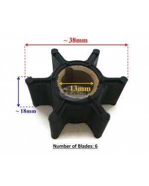 Boat Motor Water Pump Impeller 0386084 386084 for Johnson Evinrude OMC Outboard 9.9HP 15HP Sierra 18-3050 Boat Engine Outboard motor