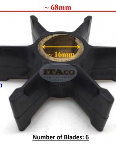 Boat Motor Water Pump Impeller for Johnson Evinrude OMC 396809 777214 Sierra 18-3368 CEF 500346 2 stroke Boat Engine