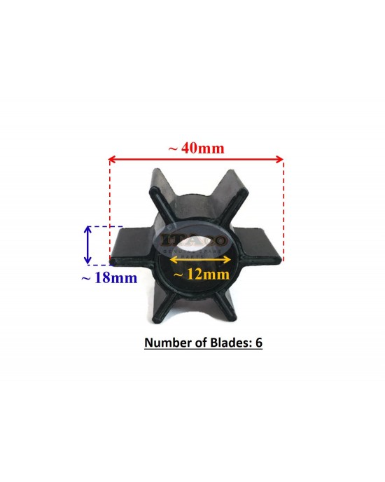 Boat Motor Sierra International 18-8920 47 8037481 Marine Water Pump Impeller 3B2-65021 for Tohatsu Nissan Mercury Quicksilver Marine Outboard Engine