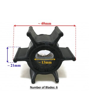 Boat Motor Sierra 18-3074 Mercury Quicksilver 47-84027 Water Pump Impeller Replacement 682-44352-03 Marine Outboard Engine